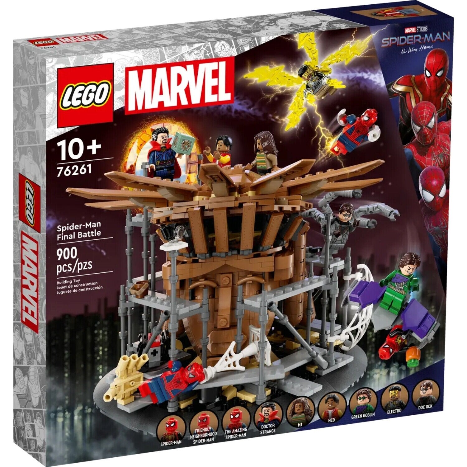 Marvel Spider-Man Final Battle Building Kit for Kids- 900pcs, Ages